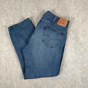 Levi 505 Jeans Size 38x30 (38x29) Medium Wash Straight Leg 100% Cotton Rigid